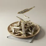 Dried anchovy product presentation
